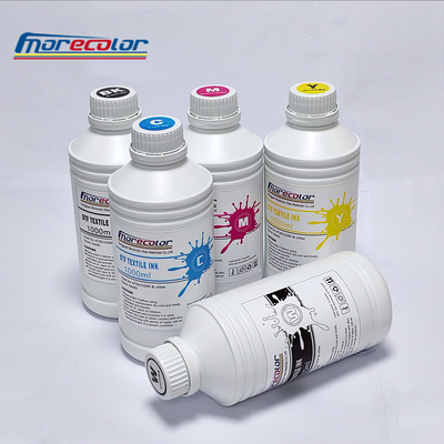 encre de colorant du textile DTF 500ml pour l'imprimante à jet d'encre avec cinq couleurs