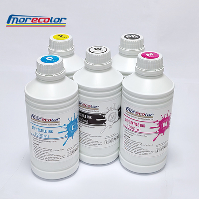 Encre naturelle de textile de colorant de couleur de CMYKW pour le certificat MSDS d'imprimante à jet d'encre