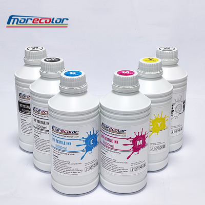 Couleur blanche 1L de couleur blanche de l'encre d'imprimerie CMYK du film DTF de transfert direct pour l'impression de T-shirt