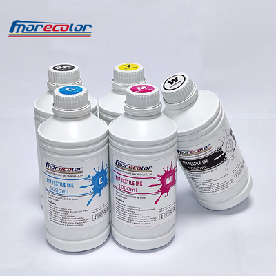 Encre blanche Morecolor DTF à base d'eau 1000ML pour l'impression numérique